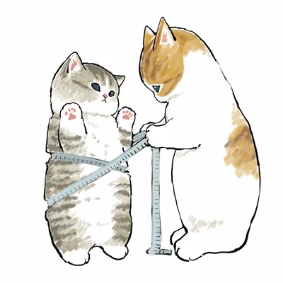 Зарисовки котиков | Пикабу