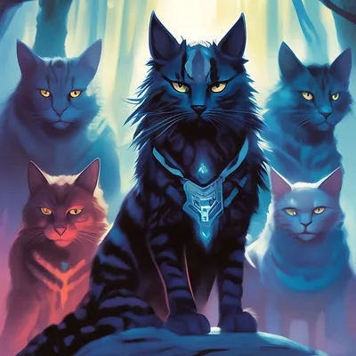 В каком порядке читать серию книг «Коты-воители» - ReadRate
