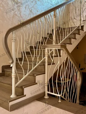 Кованые перила для лестницы и лестничные ограждения с монтажом под ключ