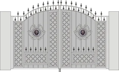 Фото кованых ворот: гармоничное сочетание стиля и функциональности