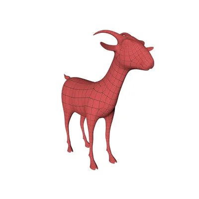 Игривая коза иллюстрация в мультяшном стиле причудливой козы генеративный  ии | Премиум Фото