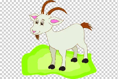 мультфильм старый белый козел, мультяшные животные, коза, склон холма png |  PNGWing