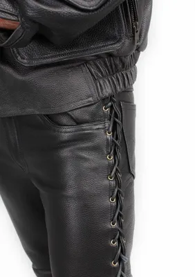 Мужские черные кожаные брюки RICK OWENS купить в интернет-магазине ЦУМ,  арт. RU19F4392/LS