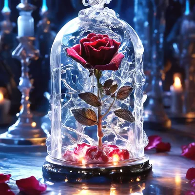 Abysse Зачарованная роза. красавица и чудовище Золотистый| Techinn