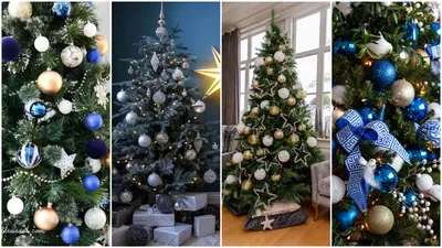Как Украсить Елку Красиво — Новый Год 2020 (75 Фото) | Christmas tree  decorating themes, Burlap christmas tree, Christmas tree themes