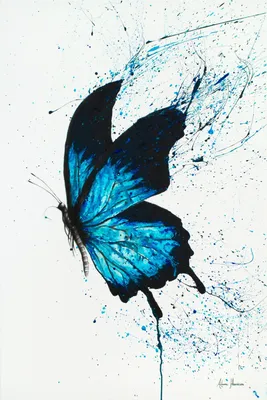 милые бабочки, нарисованные ручной цвет воды. тонкий синий и фиолетовый  цвет бабочек Стоковое Фото - изображение насчитывающей баффи, приветствие:  275441266