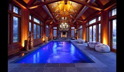 Дизайн бассейна в загородном доме: топ-50 крытых бассейнов от известных  архитекторов