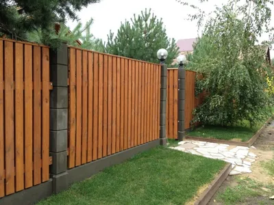 Забор своими руками деревянный, кирпичный, из металлопрофиля - ОтделНск