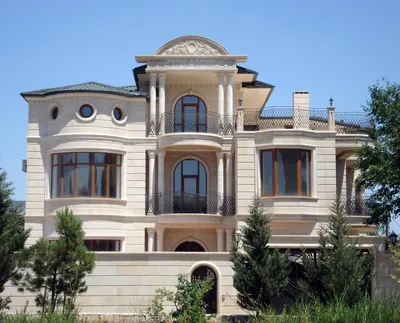 Дома из камня под ключ: проекты, цены на строительство в Москве, фото