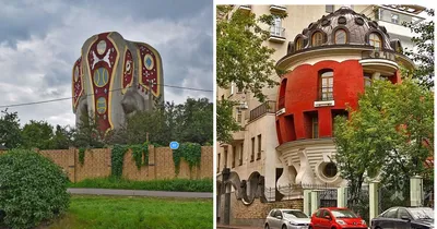 Самые необычные дома Москвы — от дома-яйца до дома с голубями | myDecor