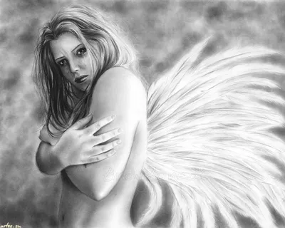 Красивые картинки ангелов с крыльями (56 фото) 🔥 Прикольные картинки и юмор