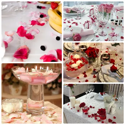 Свадьбаопт Лепестки роз свадебные искусственные для декора и фотосессии