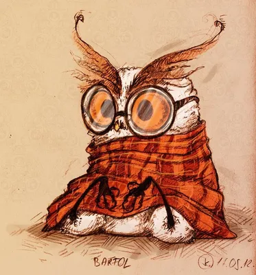 Owl. Совушка.PNG. | Искусство птицы, Милые рисунки, Рисунок птиц