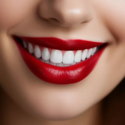 Красивая улыбка с забеливать зубы Зубоврачебное фото Крупный план макроса  совершенного женского рта, rutine lipscare. фото… | Набор для макияжа,  Зубы, Здоровые зубы