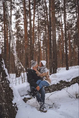 любовь | Зимняя семейная фотография, Зимняя фотография, Зимние свадебные  фото