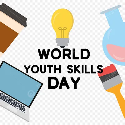 Красивые Всемирный день молодежи навыки молодежи PNG , Всемирный день  молодежи навыки, Молодежные навыки День, молодежь PNG картинки и пнг  рисунок для бесплатной загрузки