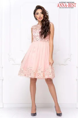Красивые розовые короткие платья пышные \"Мелани\" (ID#1231459272), цена:  1395 ₴, купить на Prom.ua