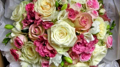 Обои розы, цветы, букет, оформление, красиво картинки на рабочий стол, фото  скачать бесплатно