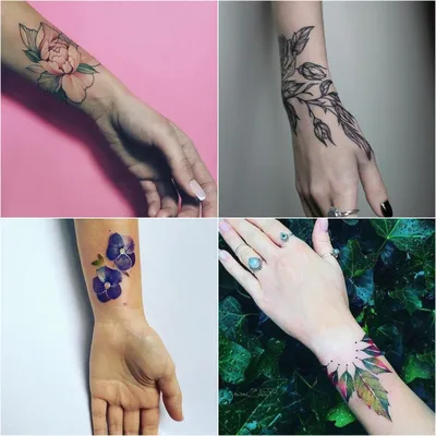 Изображения тату на руке для девушек: дизайн с музыкальными символами