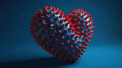 Красное сердце-гигант | Шары поштучно | Kiwi Flower Shop