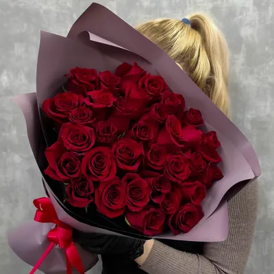 1️⃣ 35 красных роз – заказать с доставкой в Алматы от PRO-BUKET!