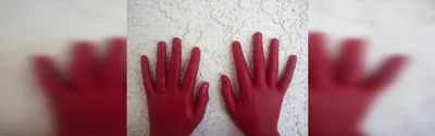 Красные руки: красивые фотографии