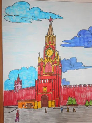 Мастер-класс по изобразительному искусству «Кремль» (7 фото). Воспитателям  детских садов, школьным учителям и педагогам - Маам.ру