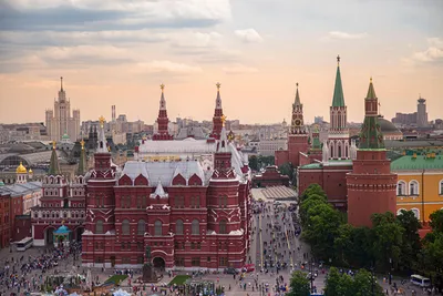 Вид на Кремль | История Москвы в картинках
