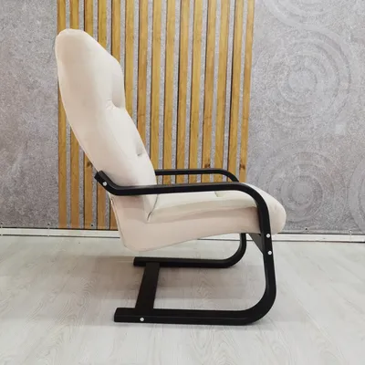 Кресло для отдыха Неаполь Модель 9 без лозы (Венге-эмаль/Экокожа Бежевый  Polaris Beige) купить в Хабаровске по низкой цене в интернет магазине мебели