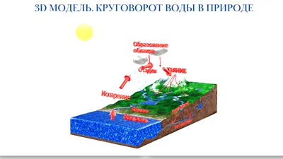 Круговорот воды в природе раскраска - 58 фото