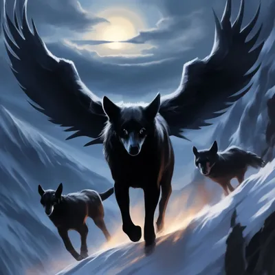 Крылатый волк» — создано в Шедевруме