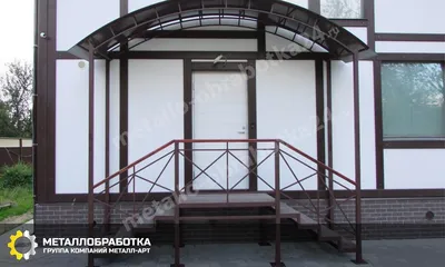 Купить крыльцо из металла - Металлические лестницы для крыльца на заказ в  Москве и области