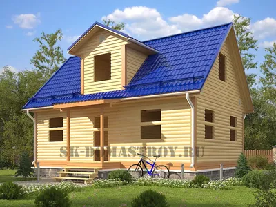 Дом из клееного бруса \"Орехово\" - проект, цена | Санкт-Петербург |  Строительная компания Tommer