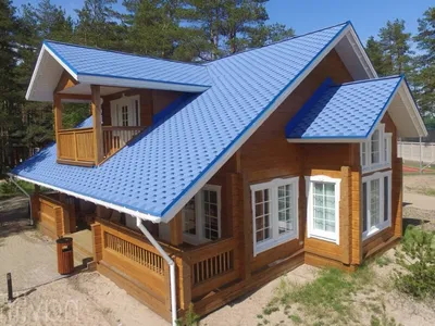 Монтаж крыши деревянного дома в Москве: цена за работу за квадратный метр.  Услуги бригады под ключ