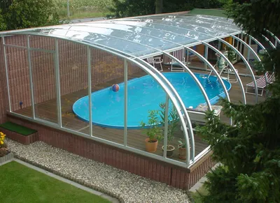 Крытый бассейн на даче фото фотографии