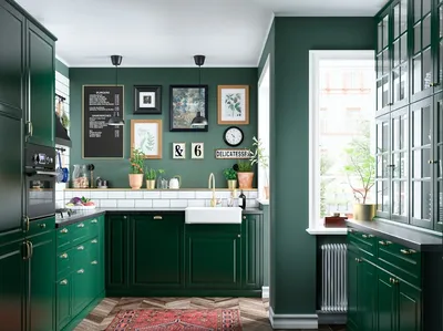 У ИКЕА новая кухня зеленого цвета в серии \"Будбин\". Как она выглядит и  сколько стоит? | СЕКРЕТЫ КУХНИ | Дзен