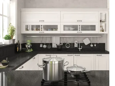 Угловая кухня со встроенным холодильником: планировка, дизайн