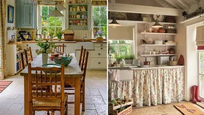 Кухня на даче: белая дачная кухня на фото. Удачные варианты кухонь  дачников. Кухня-гостиная на даче