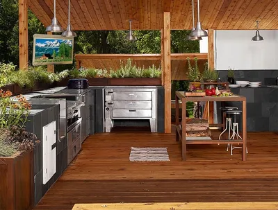Летняя кухня на даче своими руками: фото, видео, варианты планировок |  Компания «Большая земля»