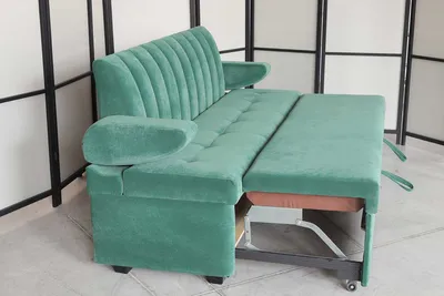 Кухонный прямой диван Алюр со спальным местом купить за 26 740 ₽ в СПб.  Цены и фото