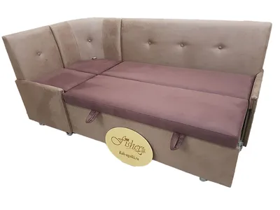Кухонный угловой диван Денвер со спальным местом купить за 30 660 ₽ в СПб.  Цены и фото