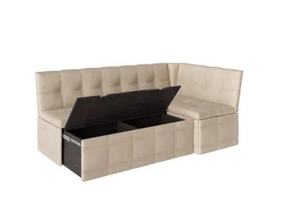Кухонный диван со спальным местом Сити, флок на рогожке купить в СПб по  цене 22 900 ₽ в интернет магазине Мебель из России