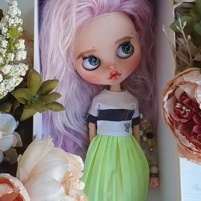 Кукла Блайз с длинными розовыми волосами кастом Blythe doll TBL ooak –  заказать на Ярмарке Мастеров – HLNCRBY | Кукла Кастом, Сочи