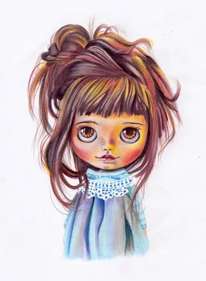 ОНА СЛЕДИТ ЗА МНОЙ! Обзор на куклу Блайз Мелинда / Custom Blythe doll  Melinda - YouTube