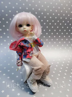 Одежда для куклы BJD, подходит для размера 1/4 1/6, Толстовка свободного  покроя с мультяшным рисунком (худи + обложка для ног), аксессуары для кукол  | AliExpress