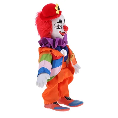 Куклы клоуны на фотографиях с разными прическами
