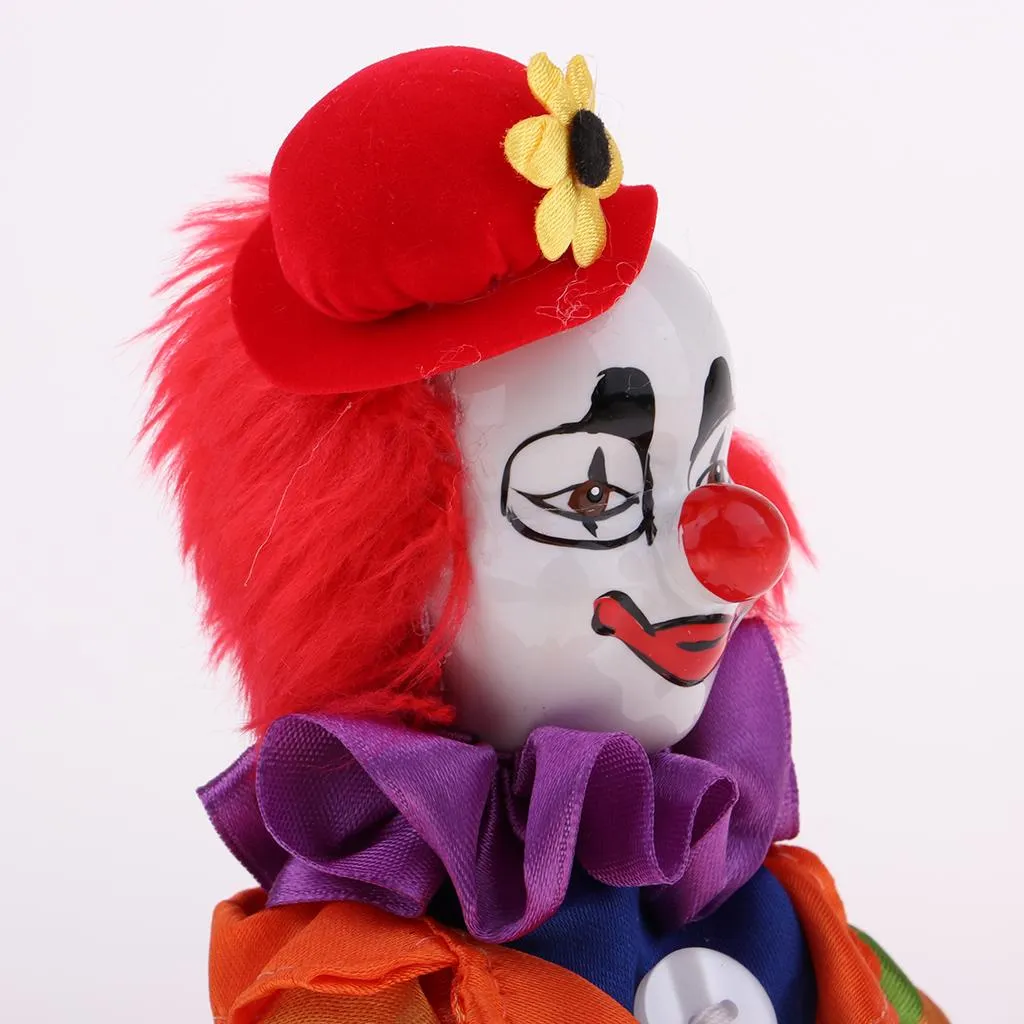 Кукла «клоун». Марионетка клоун. Фарфоровая кукла клоун. Clown Doll.