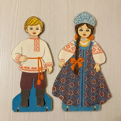 Итоги \"кукольного\" года: русские костюмы и редкие находки | Бумажные куклы  | Дзен