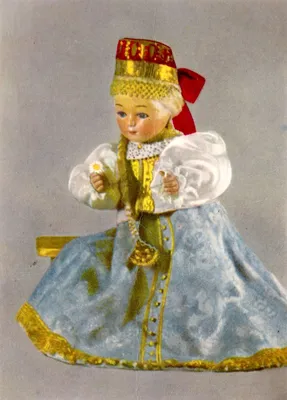 Винтажная кукла и игрушка детства - Куклы в народных костюмах купить в  Шопике | Серпухов - 991912