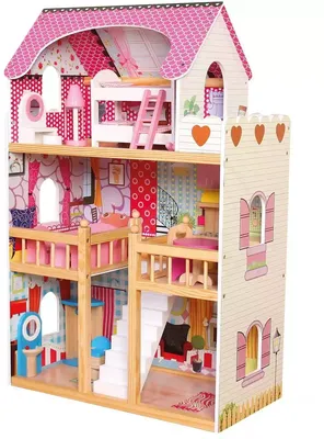 Домик для кукол своими руками из картона: мастер-класс с фото | Kids doll  house, Doll house plans, Diy dollhouse furniture